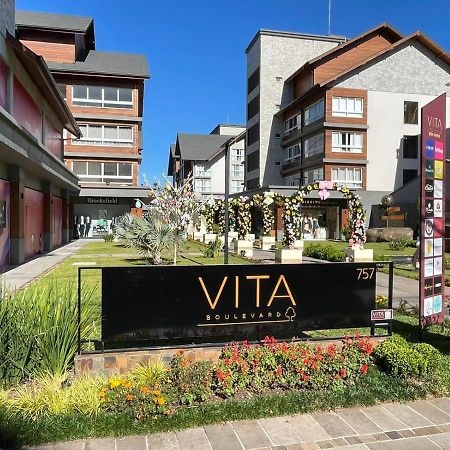 Loft Novo Aconchegante A 500M Da Rua Coberta Apartment Gramado Bagian luar foto