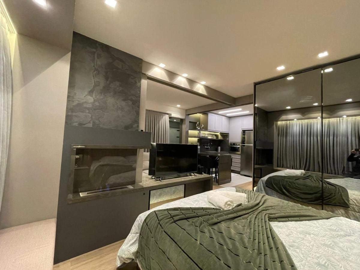 Loft Novo Aconchegante A 500M Da Rua Coberta Apartment Gramado Bagian luar foto