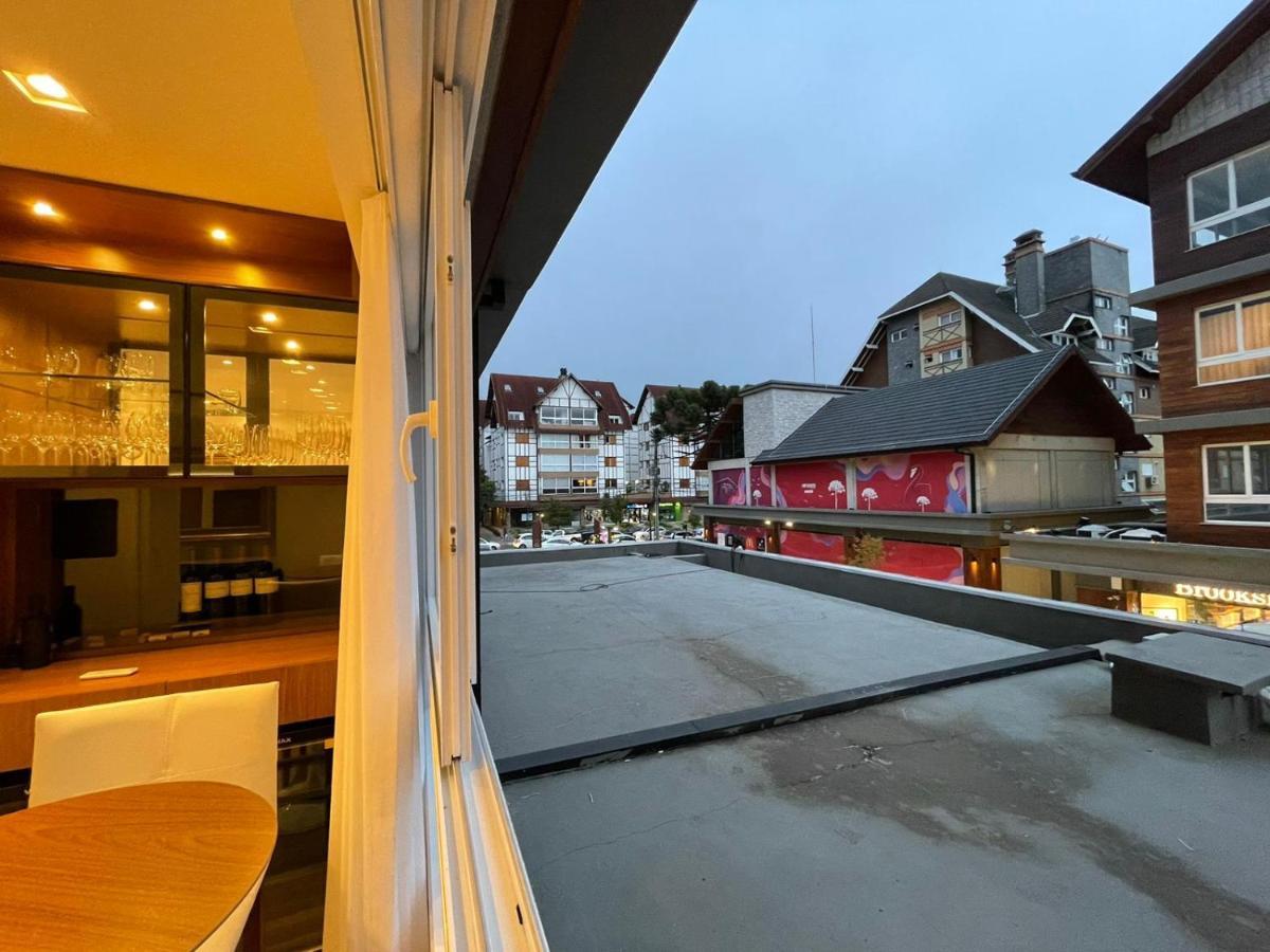Loft Novo Aconchegante A 500M Da Rua Coberta Apartment Gramado Bagian luar foto